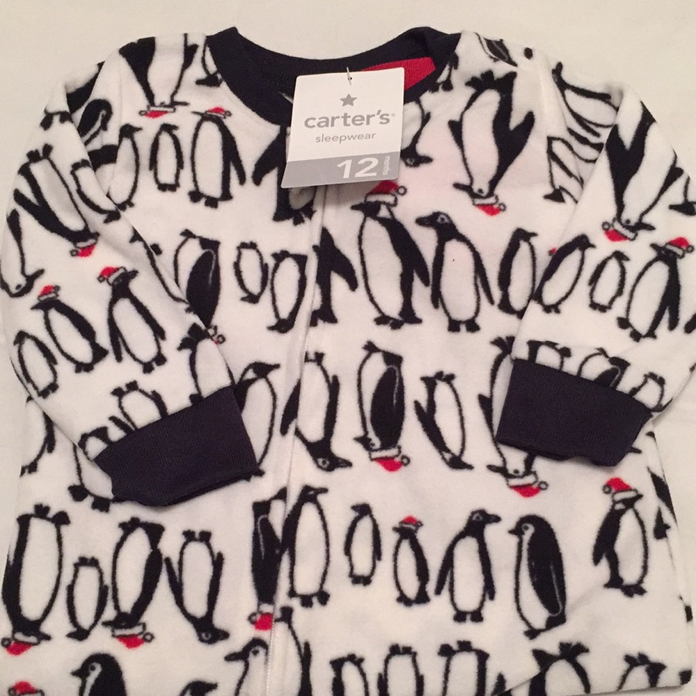 Carter's Fleece 12M Pajamas.